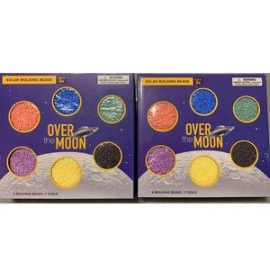 Set of 2 Over The Moon Solar Molding Beads